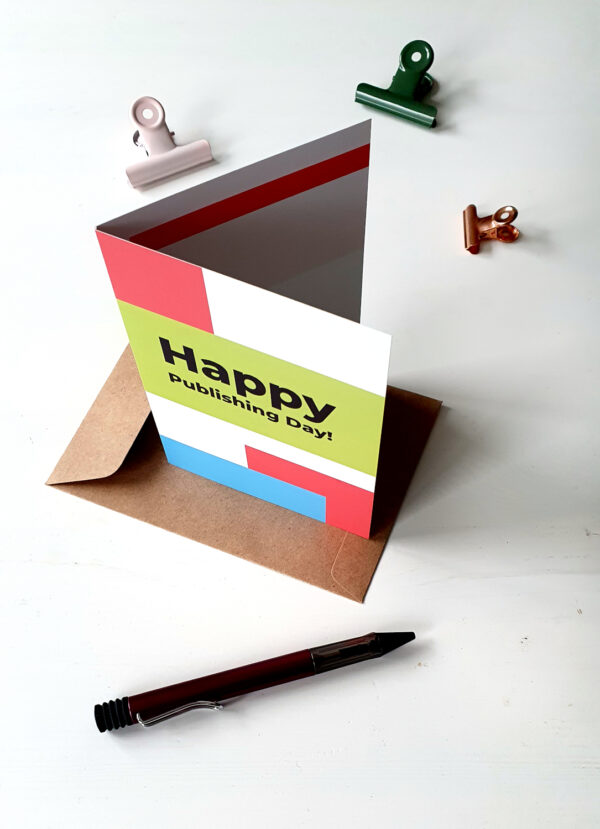 Grußkarte "Happy Publishing Day!"